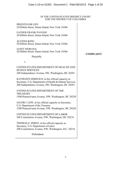 Case 1:13-Cv-01261 Document 1 Filed 08/19/13 Page 1 of 33