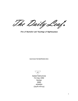 The Daily Leaf