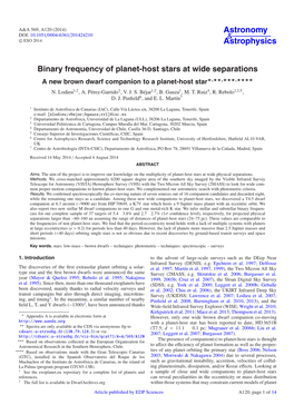 Binary Frequency of Planet-Host Stars at Wide Separations a New Brown Dwarf Companion to a Planet-Host Star�,��,���,���� N