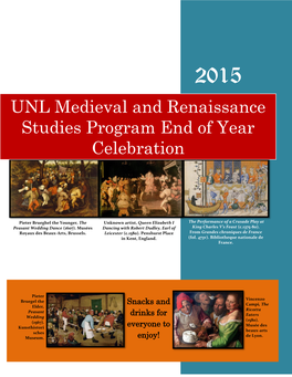 UNL Medieval and Renaissance Studies Program End of Year Celebration