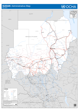 SUDAN Administrative Map May 2012