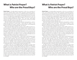 What Is Patriot Prayer? What Is Patriot Prayer? Who Are the Proud Boys? Who Are the Proud Boys?