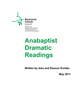 Anabaptist Dramatic Readings