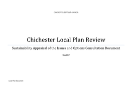 Chichester Local Plan Review Sustainability Appraisal of the Issues and Options Consultation Document