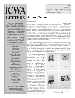 Art and Terror