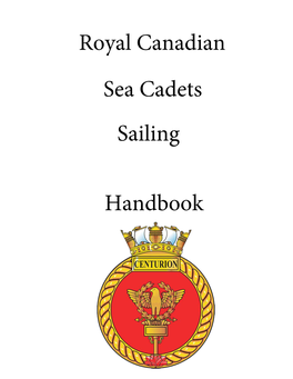 Royal Canadian Sea Cadets Sailing Handbook