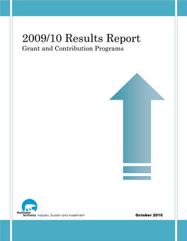 2009/10 Results Report Grant and Contribution Programs