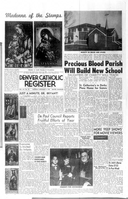 DENVER Cathaic Precious Blood Parish Will Build New School