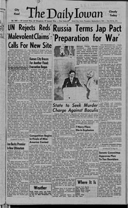 Daily Iowan (Iowa City, Iowa), 1951-09-06
