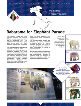 Rabarama for Elephant Parade