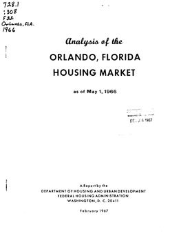 Analysis of the Orlando, Florida Housing Market