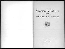Suomen Palloliitto 1964 ( Finlands Bollförbund
