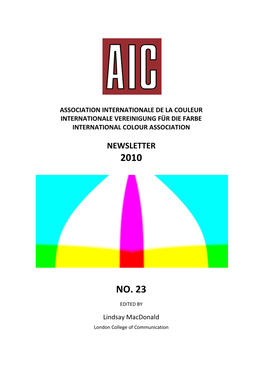 AIC Annual Newsletter 2009