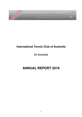 Annual Report 2016