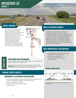 Interstate 25 Project 1