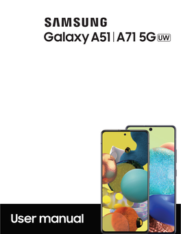 Samsung Galaxy A51|A71 5G UW A516V|A716V User Manual