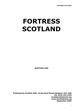Fortress Scotland