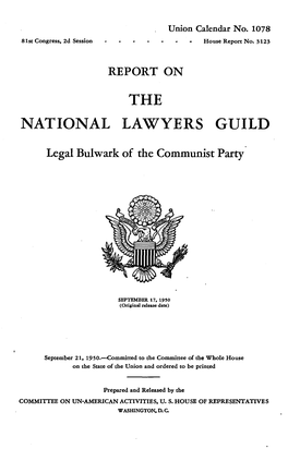 The National Lawyers Guild