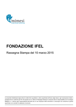 Fondazione Ifel