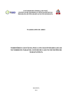 Estudo De Caso No Município De Marapanim-Pa