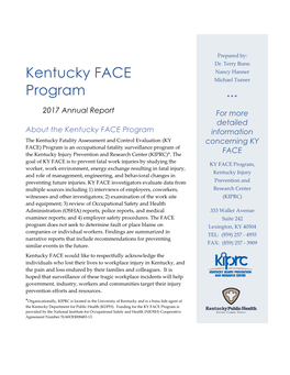 FACE Annual Report 2017