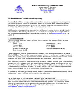 Graduate Student Policy