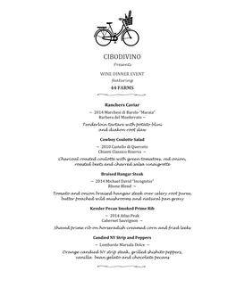 Sample Menus