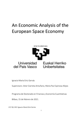 An Economic Analysis of the European Space Economy