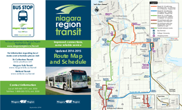 Route Map and Schedule