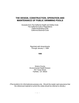 Recirculation and Treatment System Components