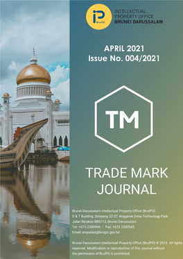 Trade Mark Journal No