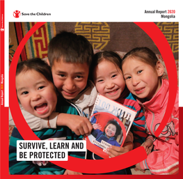 Survive, Learn and Be Protected Annual Report 2020 Mongolia