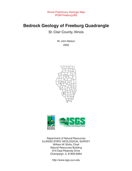 Bedrock Geology of Freeburg Quadrangle St