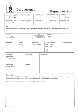 Bergvesenet Rapportarkivet