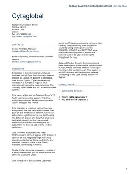 TELEGEOGRAPHY Global Bandwidth Profile