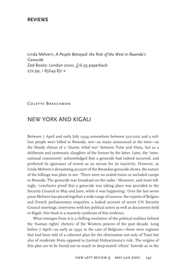 New York and Kigali