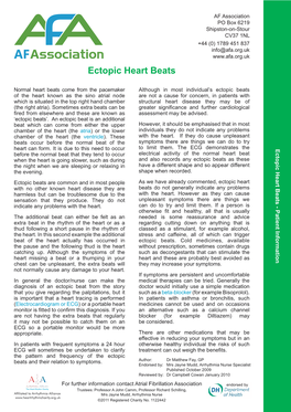 Ectopic Heart Beats