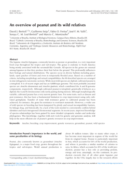 An Overview of Peanut and Its Wild Relatives