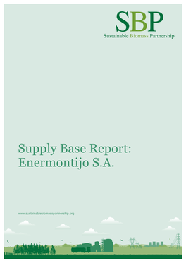 Supply Base Report V1.0 Enermontijo FINAL