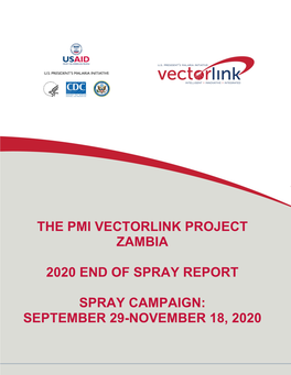 The PMI Vectorlink Zambia 2020 End of Spray Report