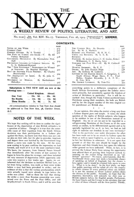 New Age, Vol.14, No.17, Feb.26, 1914