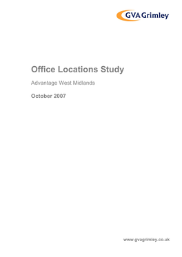 Office Locations Study