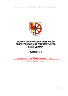 Studium Uwarunkowań I Kierunków