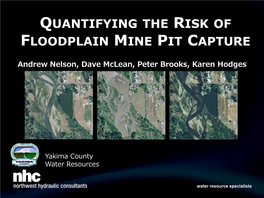 Quantifying the Risk of Floodplain Mine Pit Capture