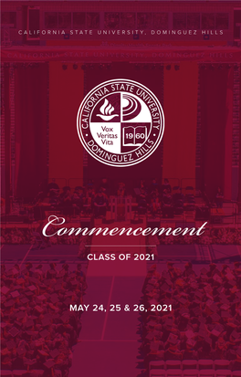 2021 Commencement Program