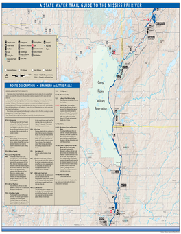 A STATE WATER TRAIL GUIDE to the MISSISSIPPI RIVER Loerch WMA