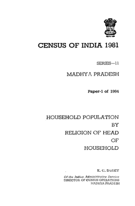 Household Population by Religion of Head of Household, Series-11