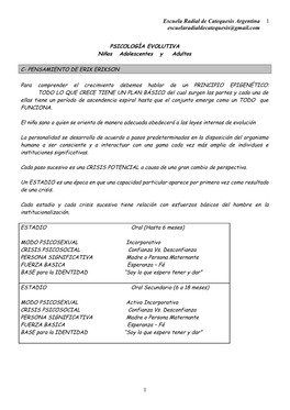 PSICOLOGÍA EVOLUTIVA Niños Adolescentes Y Adultos