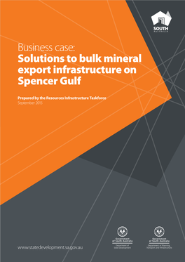 Solutions to Bulk Mineral Export Infrastructure on Spencer Gulf