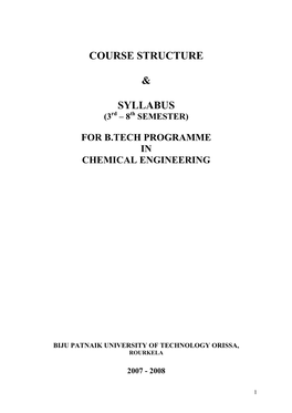 Chemical Engineering